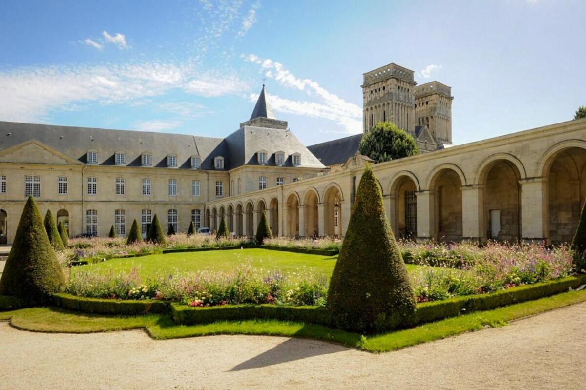 Charmant Appartement Proche De L'Abbaye-Aux-Dames ก็อง ภายนอก รูปภาพ